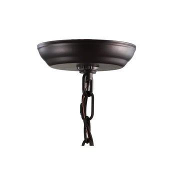 Ruth 11" Traditional Classic Lantern Metal/Glass LED Pendant - JONATHAN Y